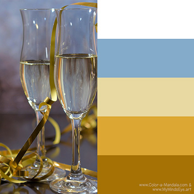 New Year Eve Color Palette