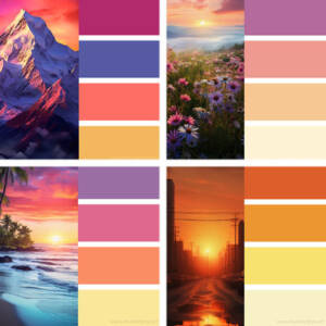 Sunset palettes