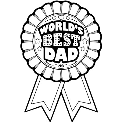 Father's Day Award Ribbon