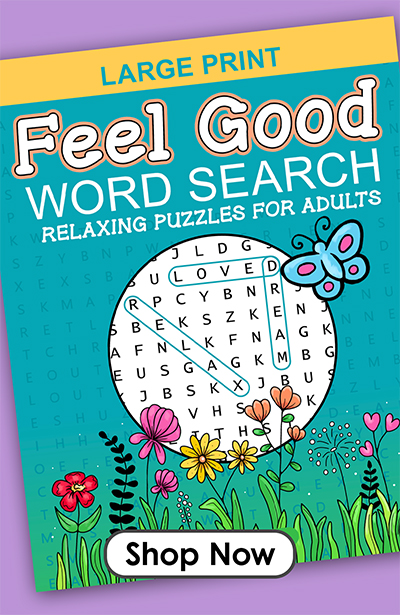 Shop now for the Feel Good Word Search Puzzle book