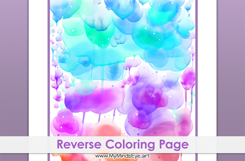 Image of reverse coloring page