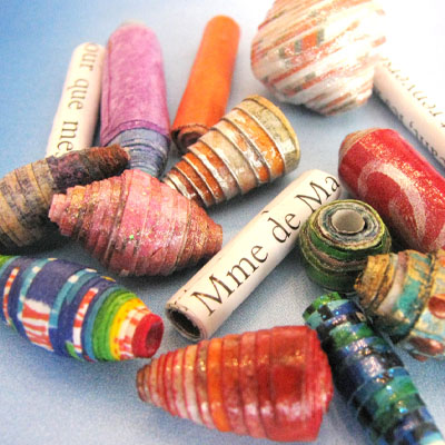 DIY paper beads