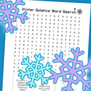 Winter Solstice Word Search